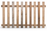 Natural Flat Top Picket Fence Panel